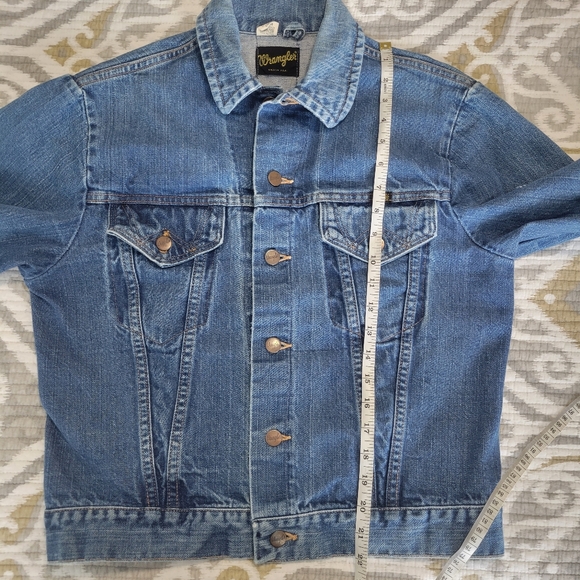 Wrangler Early 70s Vintage Denim Trucker Jacket Size 40 Incredible Condition - Picture 12 of 16